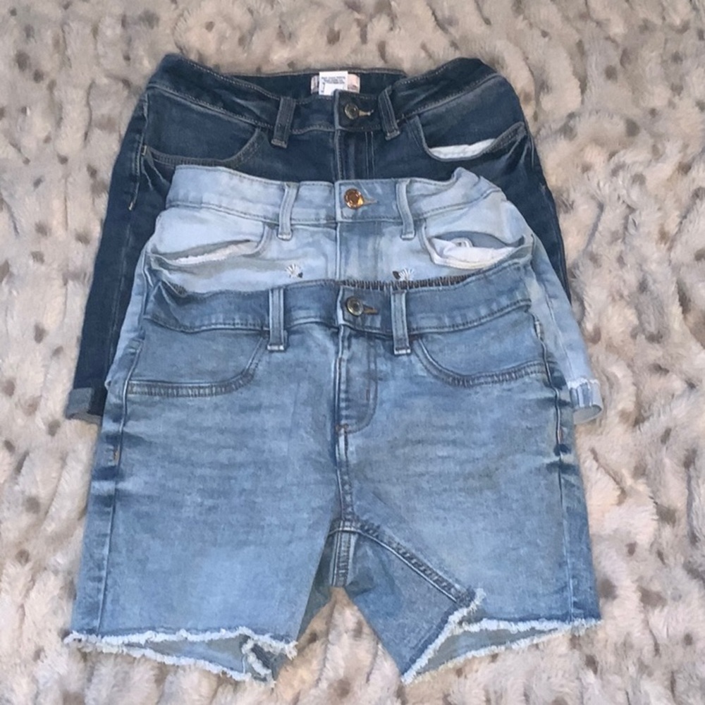 3 Bundle of SO Blue Shorts Casual Summer Style